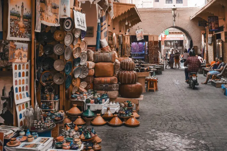 souq marrakech paysage, souq marrakech landschap