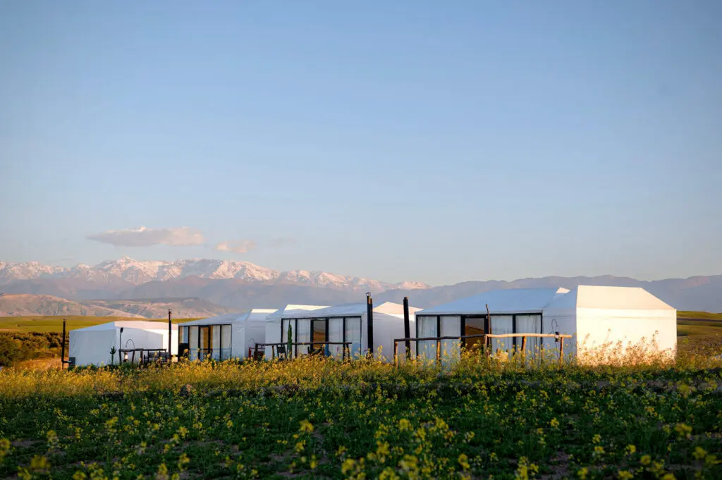 Luxury tent in the Agafay Desert