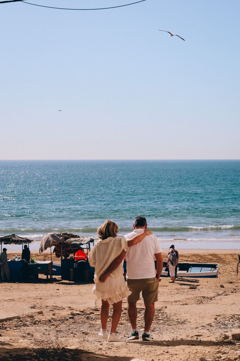 Vue sur la mer au Maroc