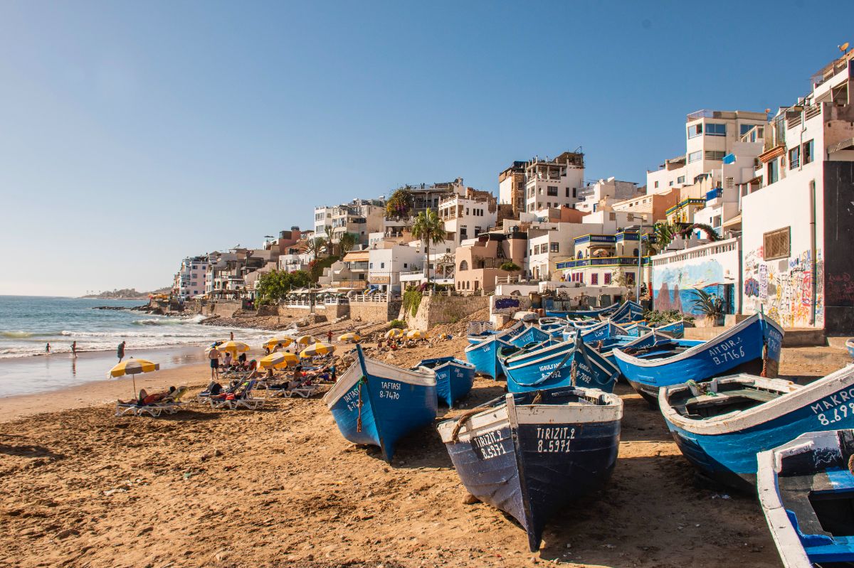 Vue sur la mer au Maroc